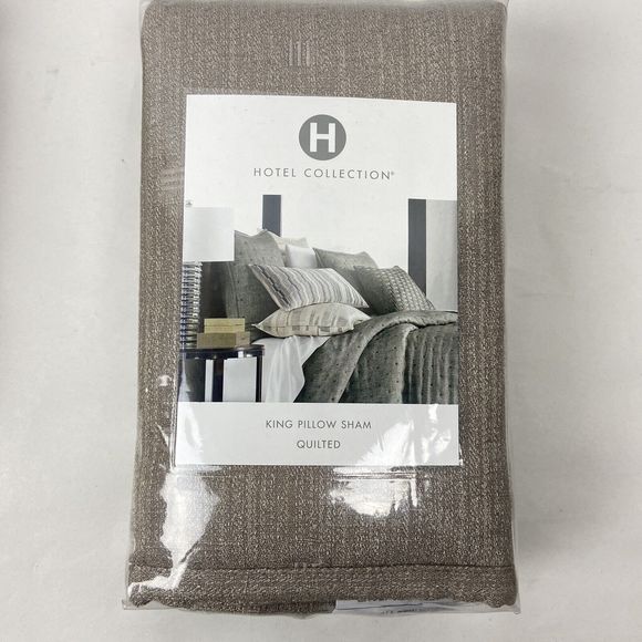 Hotel Collection Set Of 2 King Yarn Dye Shams NEW - Picture 7 of 7